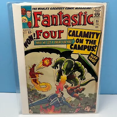 Buy FANTASTIC FOUR #35 CGC 1965 Stan Lee Kirby 1st Appearance Dragon Man • 201.60£