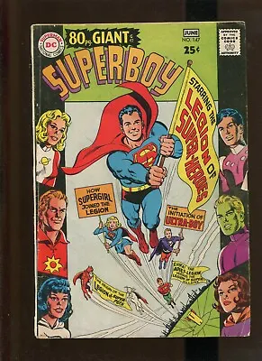 Buy Superboy #147 1968 (4.5) Key Issue Origin Legion Of Super-heroes!!!! • 15.60£