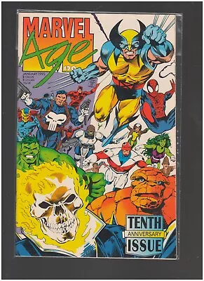 Buy Marvel Age #120 Tenth Anniversary Issue Marvel Comics 1993 • 2.88£