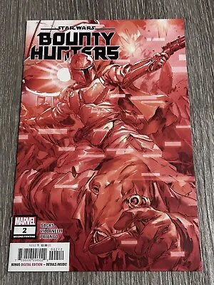 Buy Star Wars Bounty Hunters #2 Second Print Red Variant Boba Fett Marvel Comics NM • 7.93£