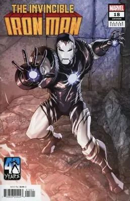 Buy Invincible Iron Man #18 Marvel Comics 24 Pete Woods Black Costume Variant B NEW  • 4.80£