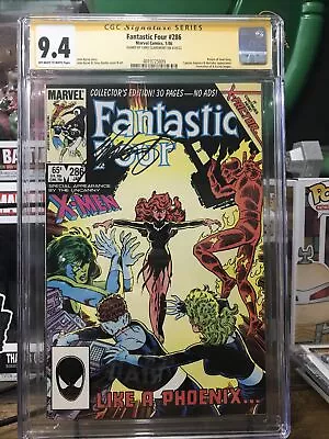 Buy Fantastic Four 286 Cgc 9.4 Signed By Chris Claremont Return Of Jean Grey • 133.61£