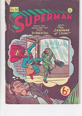 Buy Superman #50 K G Murray Uk Golden Age Comic • 7.76£