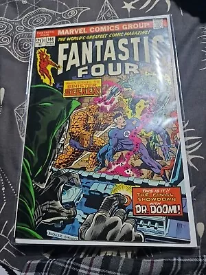 Buy Fantastic Four 144 (1974) VF 8.0 Buckler/Sinnott-c/a Doctor Doom Darkoth Seeker • 10£