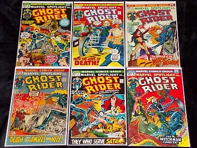 Buy Marvel Spotlight 6 7 8 9 10 11 Ghost Rider Collection 1972 Lot Missing 1 5 28 32 • 630.73£