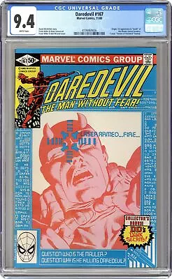 Buy Daredevil #167 CGC 9.4 1980 4199469006 1st App. Mauler • 102.78£