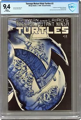 Buy Teenage Mutant Ninja Turtles #2 Eastman Variant 2nd Printing CBCS 9.4 1985 • 237.18£