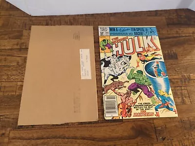 Buy The Incredible Hulk #265 Comic Book VF, Still In Shipping Brown Paper • 17.79£
