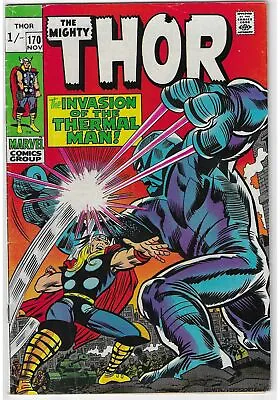 Buy Mighty Thor #170 Stan Lee & Jack Kirby (1969) • 10.99£