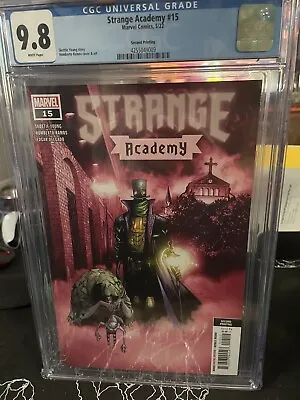 Buy Strange Academy #15 1st Cover Appearance Of Gaslamp CGC 9.8 Marvel 2022 • 41.31£