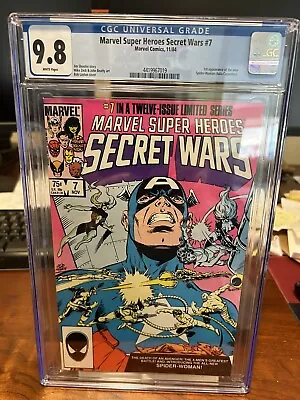 Buy Marvel Super Heroes Secret Wars #7 Uncirculated CGC 9.8 1st Julia Carpenter • 158.12£