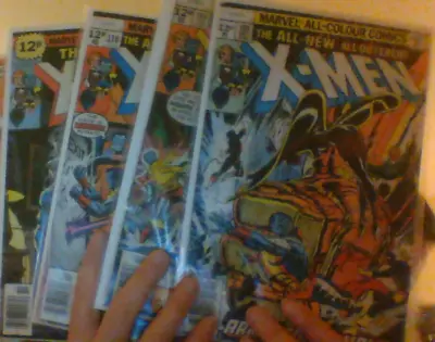 Buy UNCANNY X-MEN # 108 109 110 114 Marvel Comics X4 1st BYRNE/ GUARDIAN 1977 UK • 170£