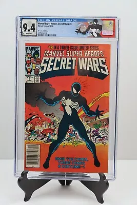 Buy Marvel Super-Heroes Secret Wars #8 CGC 9.4 Newsstand 1st Spider-Man Black Suit • 284.83£