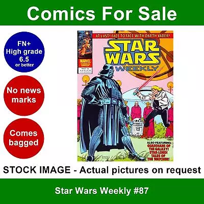 Buy Star Wars Weekly #87 Comic - FN/VFN Clean 24 Oct 1979 - Marvel UK • 5.99£