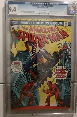Buy The Amazing Spider-Man #136 CGC 9.4  • 276.71£