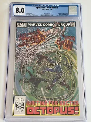 Buy Spectacular Spider-Man #72 CGC 8.0 White Pages | Moon Knight! 1st Ollie Osnick! • 31.17£