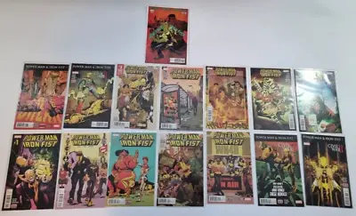 Buy Power Man And Iron Fist Issues 1 To 15 Marvel Comics 2016 Complete Set • 60£