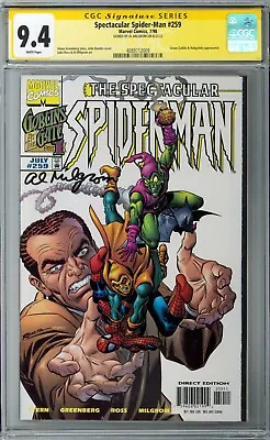 Buy Spectacular Spider-Man #259 CGC SS 9.4 (Jul 1998, Marvel) Signed By Al Milgrom • 104.56£