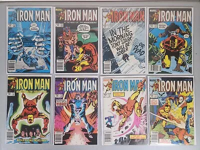 Buy Iron Man #180 181 182 183 185 186 187 188 All Newsstand Range VF-NM 1984 Marvel • 39.71£
