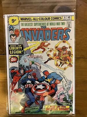 Buy The Invaders # 6 : Marvel Comics May 1976 : Featuring The Liberty Legion  • 5£