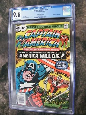 Buy  Captain America #200 30 Cent Price Variant CGC 9.6  • 748.95£