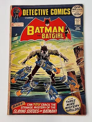 Buy Detective Comics 419 DC Batman Batgirl Neal Adams Cover 52 Page Bronze Age 1972 • 19.70£
