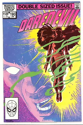 Buy Daredevil #190 Near Mint/Mint (9.8) 1983 Marvel Comics Elektra Cover • 39.61£