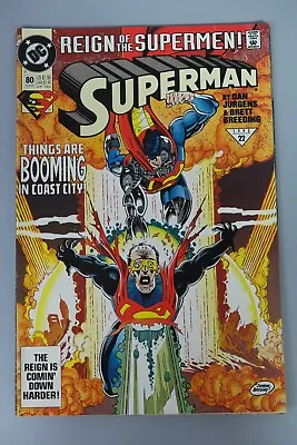 Buy DC Comic, Superman #80, 1993 • 4£
