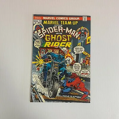 Buy Marvel Team-Up Spider-Man Ghost Rider #15 1973 VF+ 1st Meeting, Orb Cent Copy  • 110£