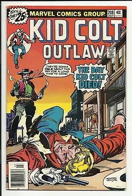 Buy Kid Colt Outlaw #208 - Gil Kane Pin-up And Cover Art - FN 6.0  • 6.35£