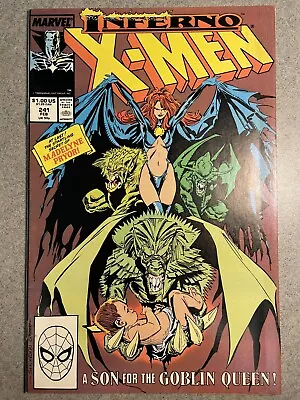 Buy Uncanny X-men #241 (1989) Key! Origin Of Madelyne Pryor As The Goblin Queen • 11.98£