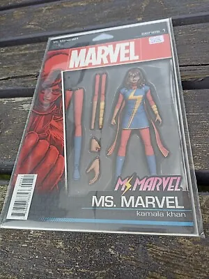 Buy Ms Marvel 001 #1D (2015) Christopher Action Figure Variant Never Been Opened  • 6.99£
