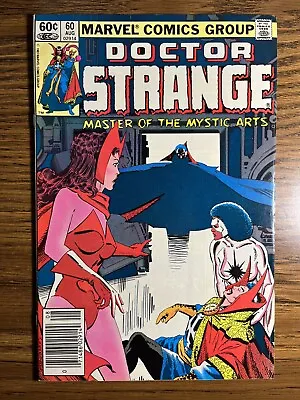 Buy Doctor Strange 60 Newsstand Scarlet Witch Marvel Comics 1983 Vintage • 8.07£