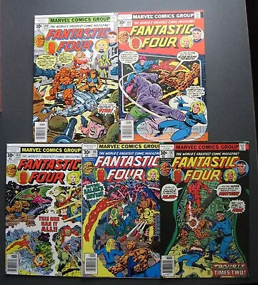 Buy FANTASTIC FOUR Lot Of 5 Comics 180 182 183 186 187 Marvel Mid-High Grade • 15.77£