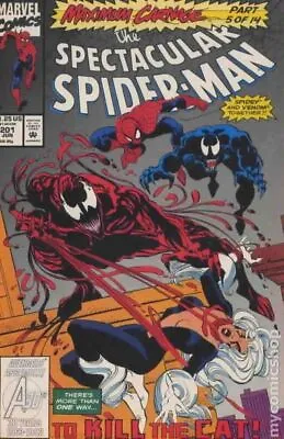 Buy Spectacular Spider-Man Peter Parker #201 VG 1993 Stock Image Low Grade • 5.60£