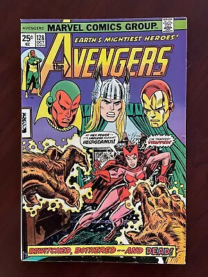 Buy Avengers #128 (Marvel 1974) Bronze Age Scarlet Witch Agatha Harkness 8.0 VF • 19.70£