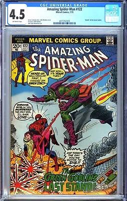 Buy Amazing Spider-man #122 (1973) - CGC 4.5 - DEATH OF THE GREEN GOBLIN • 119.99£