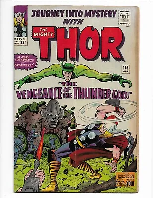 Buy Journey Into Mystery 115 - Vg/f 5.0 - Detailed Origin Of Loki - Thor (1965) • 67.40£