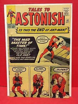 Buy Tales To Astonish #43 Comic Ant-Man Vs Master Of Time Power Of Old Age Stan Lee  • 57.78£