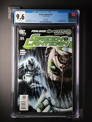 Buy Green Lantern #43 Variant (2009,D.C. Comics) ~ CGC 9.6 • 90.66£