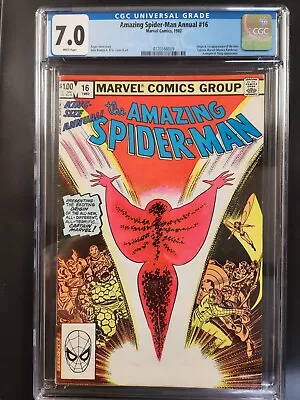 Buy Marvel Comics  Amazing Spider-Man  Annual #16 CGC 7.0 WP 1st Monica Rambeau • 31.54£