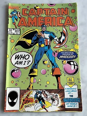 Buy Captain America #307 1st Madcap - Buy 3 For Free Shipping! (Marvel, 1985) AF • 10.14£