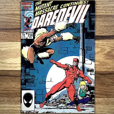 Buy Daredevil #238 Comic Book Marvel Comics 1987 VF Direct Sabretooth • 4.74£