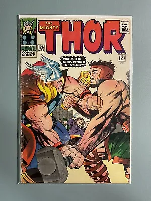Buy Thor #126 -  1st Cvr & 3rd App Hercules - Classic Battle - Silver Age Marvel Key • 130.07£