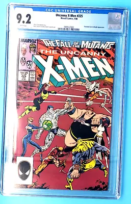 Buy ⚔️uncanny X-men #225 Cgc 9.2⚔️the Fall Of The Mutants⚔️buy/collect This Comic!⚔️ • 39.95£