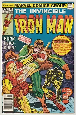 Buy Invincible Iron Man  #92  (Marver 1968 Series)     FN • 11.95£