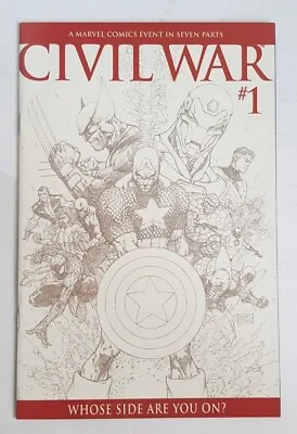 Buy Civil War #1 Michael Turner Sketch Variant • 34.99£