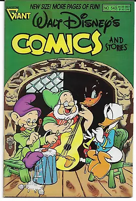 Buy Walt Disney's COMICS And STORIES - No. 543 (Oct 1989) SNOW WHITE Feature + DUMBO • 6.50£