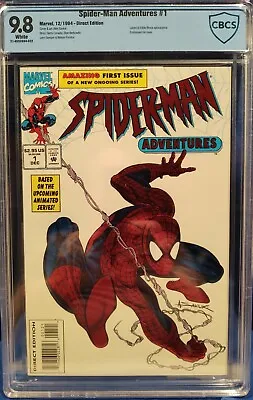 Buy Spider-Man Adventures #1 CBCS 9.8 Wp Red Foil Embossed Cover  Free Shipping • 119.15£