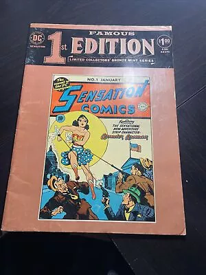 Buy Sensation Comics #1 Famous First Edition Dc Limited Treasury Edition C-30 1974 • 40.04£
